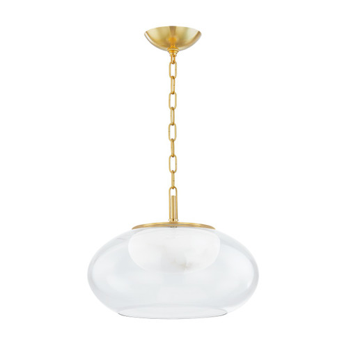 Moore LED Pendant in Aged Brass (70|9017-AGB)