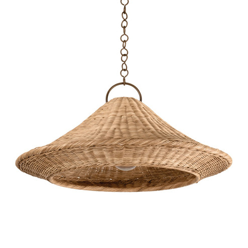 Baychester One Light Pendant in Bronze Leaf (70|7432-BRL)