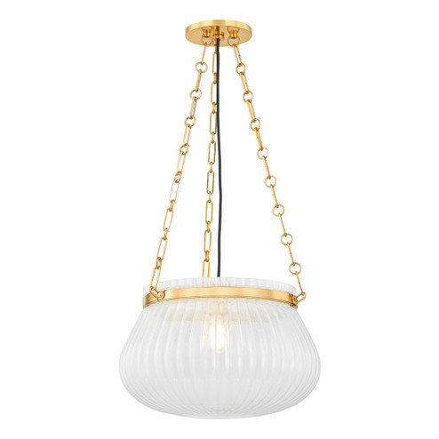 Granby One Light Pendant in Aged Brass (70|1117-AGB)