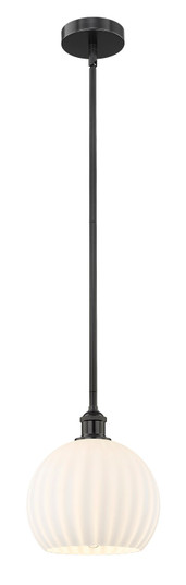 Edison One Light Mini Pendant in Matte Black (405|616-1S-BK-G1217-10WV)