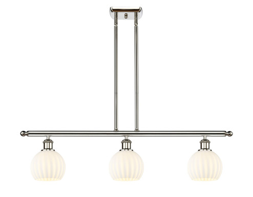 Ballston LED Island Pendant in Polished Nickel (405|516-3I-PN-G1217-6WV)