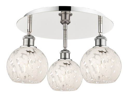 Ballston LED Flush Mount in Polished Nickel (405|516-3C-PN-G1216-6WM)