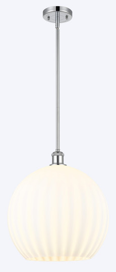 Ballston LED Pendant in Polished Chrome (405|516-1S-PC-G1217-14WV)