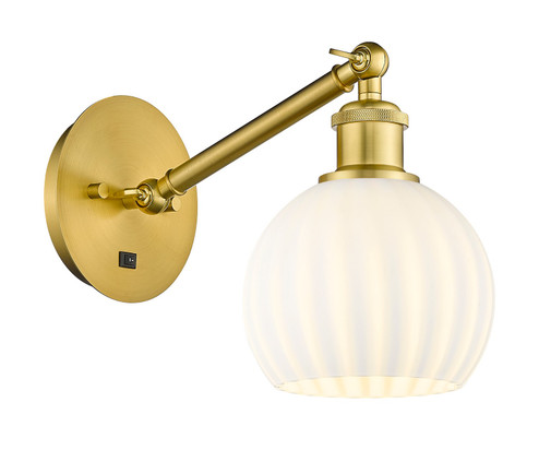 Ballston LED Wall Sconce in Satin Gold (405|317-1W-SG-G1217-6WV)