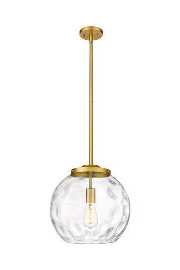 Franklin Restoration LED Pendant in Satin Gold (405|221-1S-SG-G1215-14)