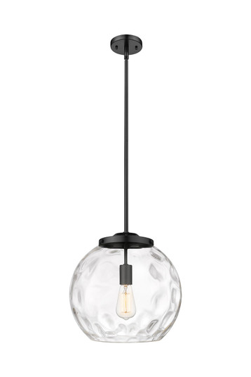 Franklin Restoration LED Pendant in Matte Black (405|221-1S-BK-G1215-14)