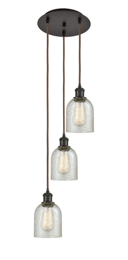 Ballston LED Pendant in Oil Rubbed Bronze (405|113B-3P-OB-G259)