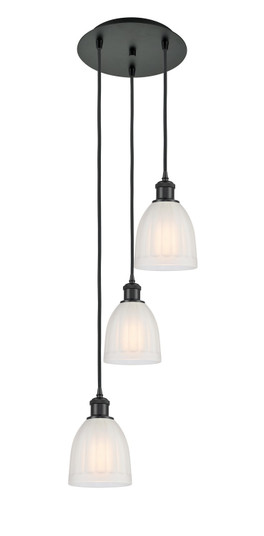 Ballston LED Pendant in Matte Black (405|113B-3P-BK-G441)