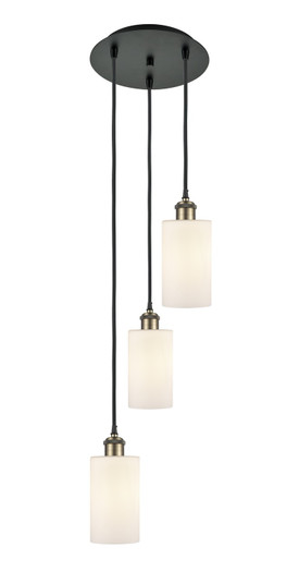 Ballston LED Pendant in Black Antique Brass (405|113B-3P-BAB-G801)