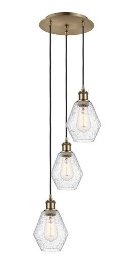 Ballston LED Pendant in Antique Brass (405|113B-3P-AB-G654-6)