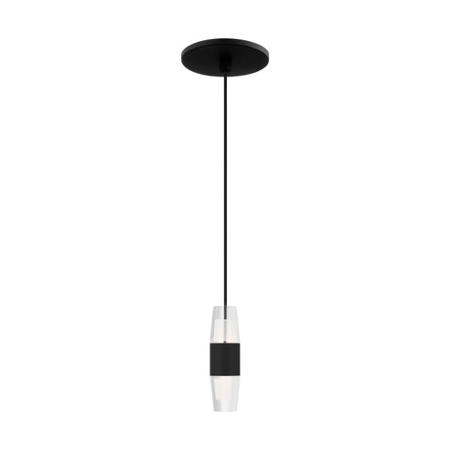 Lassell LED Pendant in Nightshade Black (182|SLPD38127B)