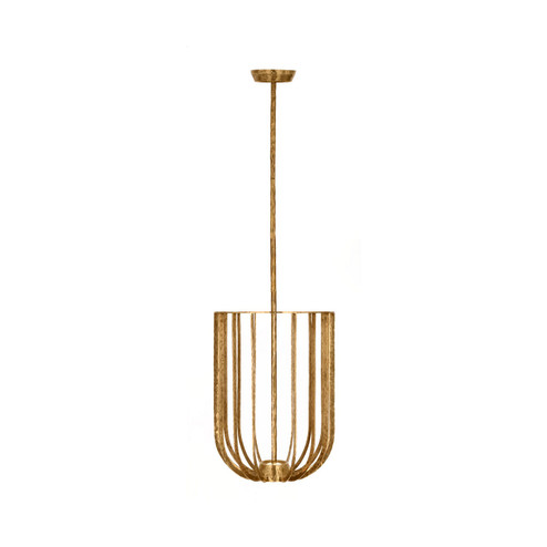 Sanchi LED Pendant in Polished Antique Brass (182|SLPD33227PAB)