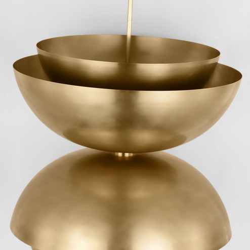 Shanti LED Pendant in Natural Brass (182|SLPD32027NB)