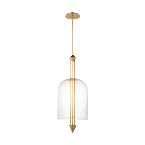 Cathedral LED Pendant in Natural Brass (182|SLPD31727CNB)