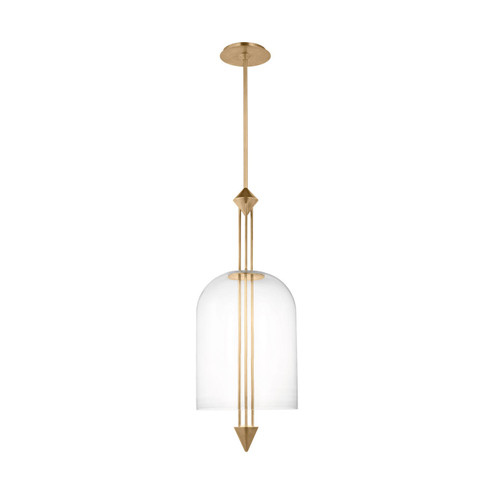 Cathedral LED Pendant in Natural Brass (182|SLPD31627CNB)