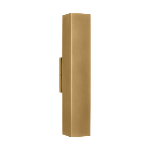 Pressa LED Outdoor Wall Mount in Natural Brass (182|SLOWS29427NB)