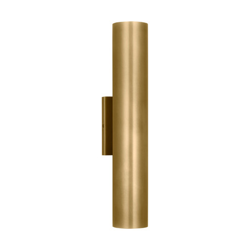 Pressa LED Outdoor Wall Mount in Natural Brass (182|SLOWS29027NB)