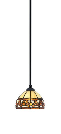 Zilo One Light Mini Pendant in Matte Black (200|560-MB-9975)