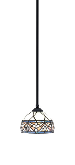 Zilo One Light Mini Pendant in Matte Black (200|560-MB-9485)