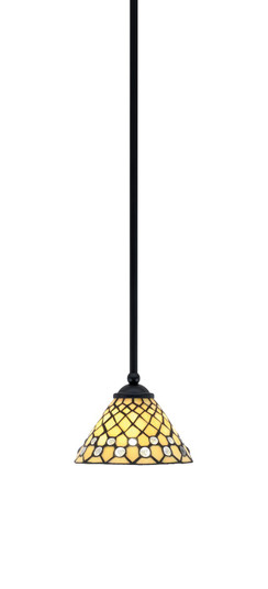 Zilo One Light Mini Pendant in Matte Black (200|560-MB-9415)