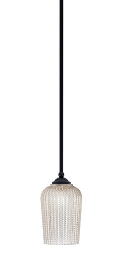 Zilo One Light Mini Pendant in Matte Black (200|560-MB-4253)