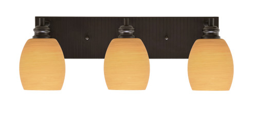 Edge Three Light Bath Bar in Espresso (200|1163-ES-625)