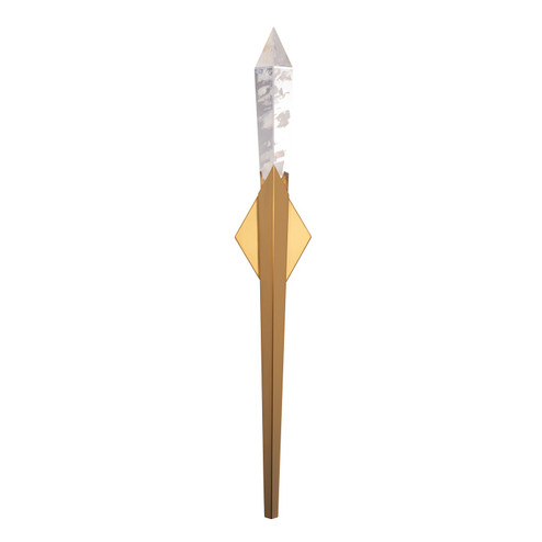 Solitude LED Wall Sconce in Aged Brass (529|BWS31232-AB)