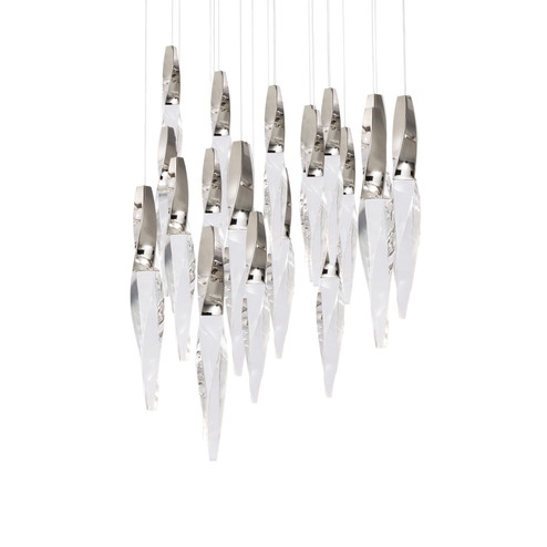 Kindjal LED Pendant in Polished Nickel (529|BPD13221-PN)