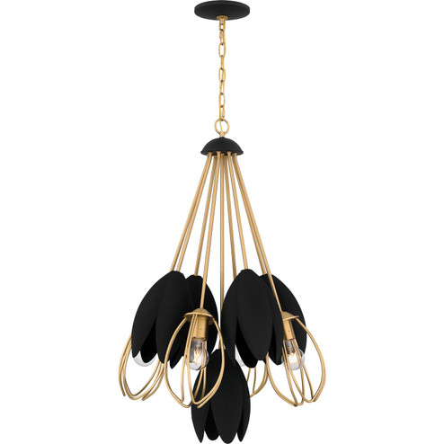 Quoizel Pendant Four Light Pendant in Brushed Weathered Brass (10|QP6214BWS)