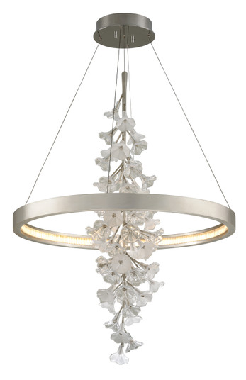 Jasmine LED Chandelier in Silver Leaf (68|269-72-SL)