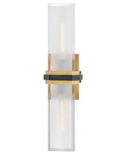 Kipton LED Wall Sconce in Heritage Brass (13|50942HB-BK)
