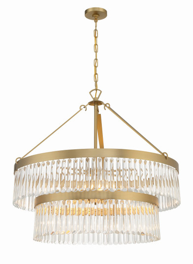 Emory Nine Light Chandelier in Modern Gold (60|EMO-5408-MG)