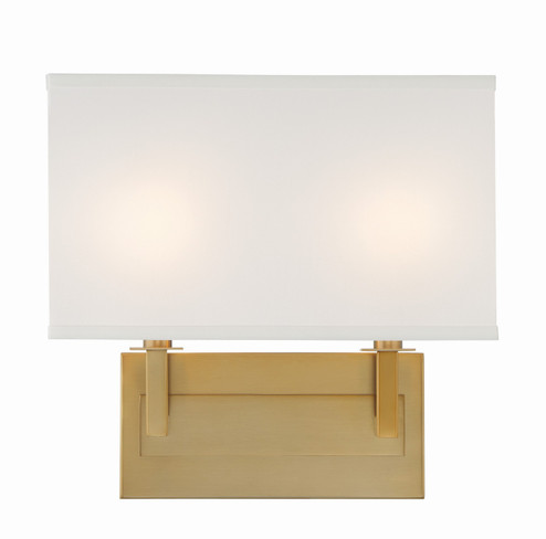 Durham Two Light Wall Sconce in Vibrant Gold (60|DUR-A3542-VG)