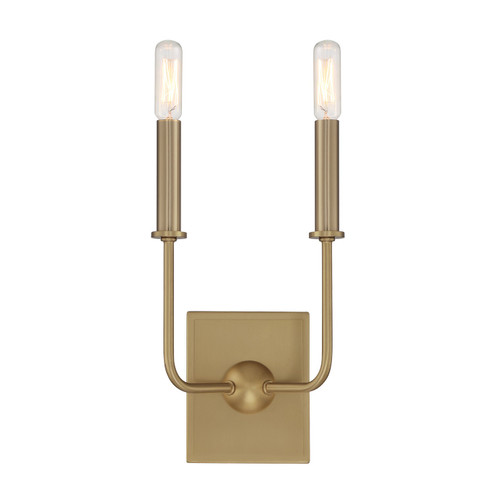 Avondale Two Light Wall Sconce in Warm Brass (51|9-4044-2-322)