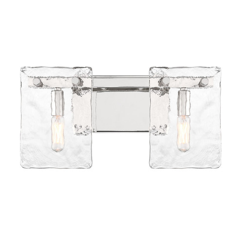 Genry Two Light Bathroom Vanity in Polished Nickel (51|8-8204-2-109)