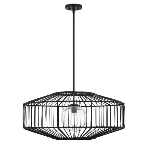 Marcy One Light Pendant in Matte Black (51|7-1429-1-89)