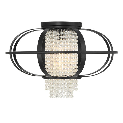 Idlewild One Light Flush Mount in Matte Black (51|6-5218-1-89)