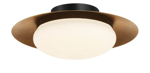 Zinola LED Flush Mount in Sand Coal & Halcyon Gold (7|5625-869-L)