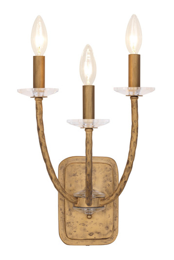 Atella Three Light Wall Sconce in Ashen Gold (7|5283-788)