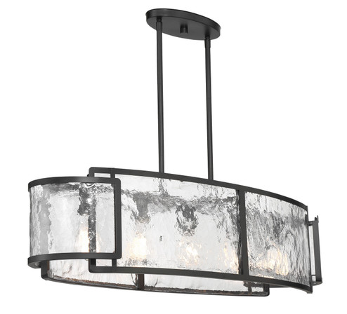 Bella Collina Five Light Island Pendant in Coal (7|5268-66A)