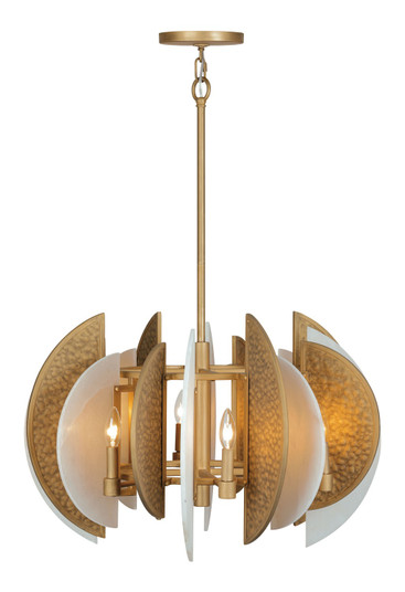 Saint Martin Eight Light Chandelier in Ashen Gold (7|3464-788)