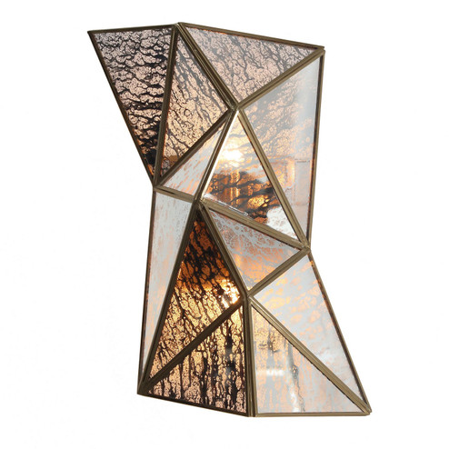 Geo-Gem Two Light Wall Sconce in Artisan Brass (29|N1692-863)