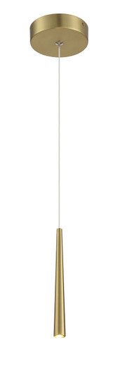 Stretch LED Mini Pendant in Soft Brass (42|P1458-695-L)
