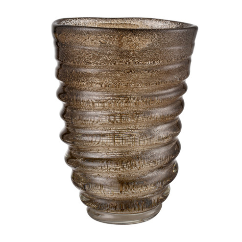 Metcalf Vase in Bubbled Brown (45|S0047-11323)