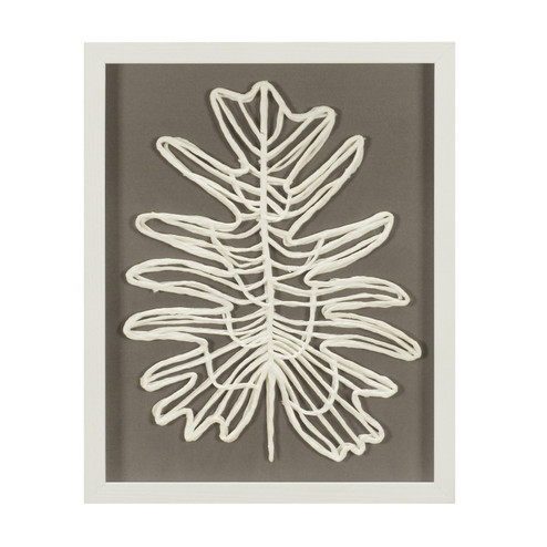 Paradise Leaf Wall Art in Off White (45|S0036-12127)