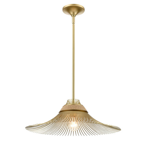 Biscayne Bay One Light Pendant in Champagne Gold (45|52233/1)