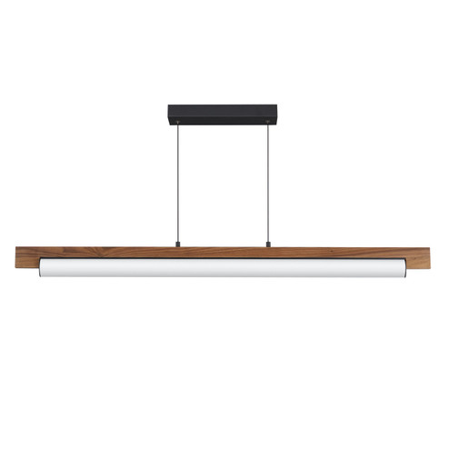 Joist LED Linear Pendant in Walnut / Black (86|E24932-WNBK)