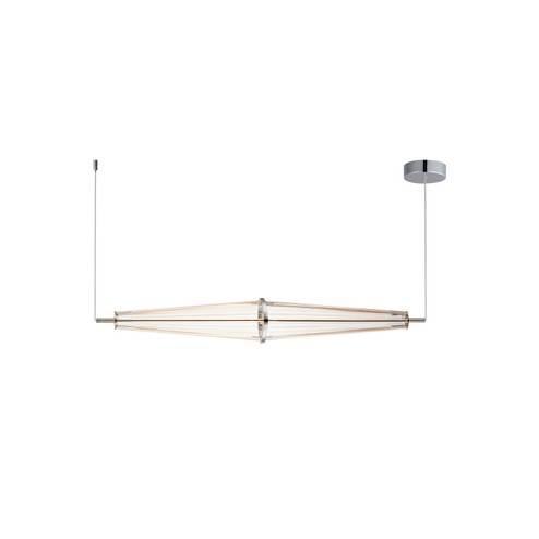 Quasar LED Linear Pendant in Polished Chrome (86|E24894-133PC)