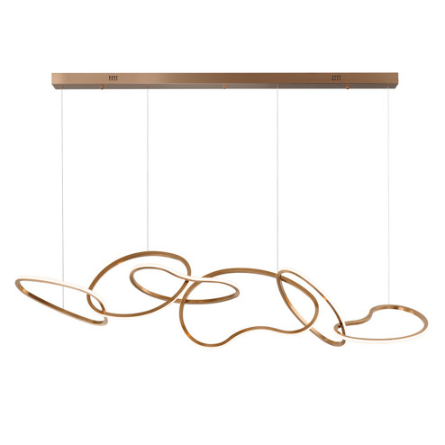 Unity LED Linear Pendant in Brushed Champagne (86|E24618-BCN)