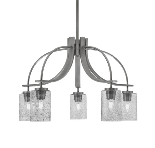 Cavella Five Light Chandelier in Graphite (200|3925-GP-3002)